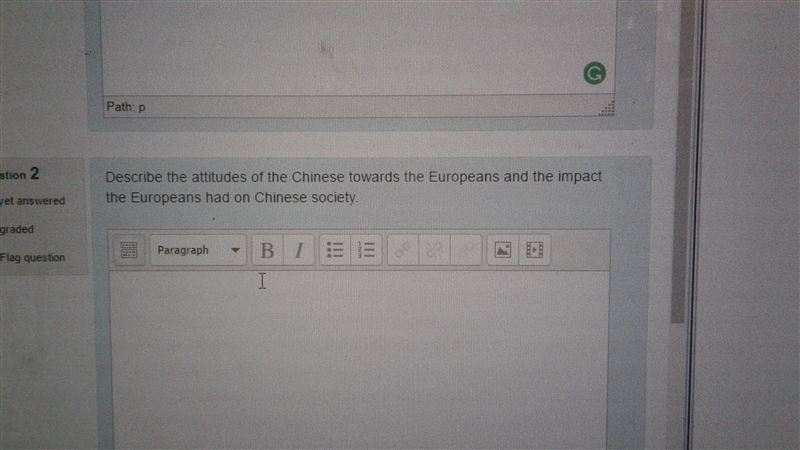 describe the attitudes of the Chinese towards the Europe and the impact the Europeans-example-1