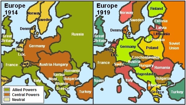 World War I negatively affected many European states. The German, Austro-Hungarian-example-1