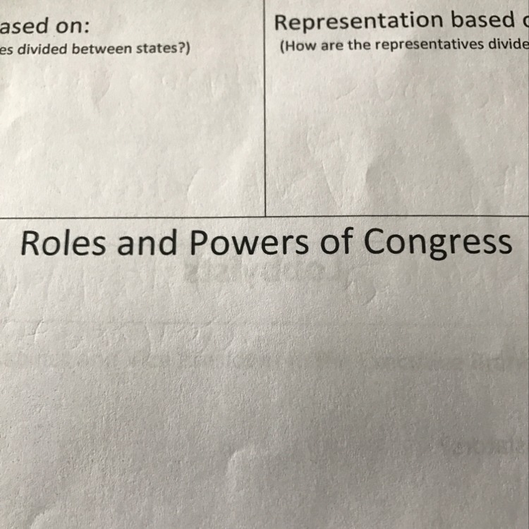 What are the roles and powers of congress?-example-1