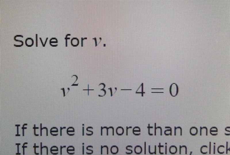 Please help to Solve for v.-example-1