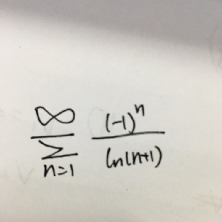 Determine whether the following series converge or diverge-example-1