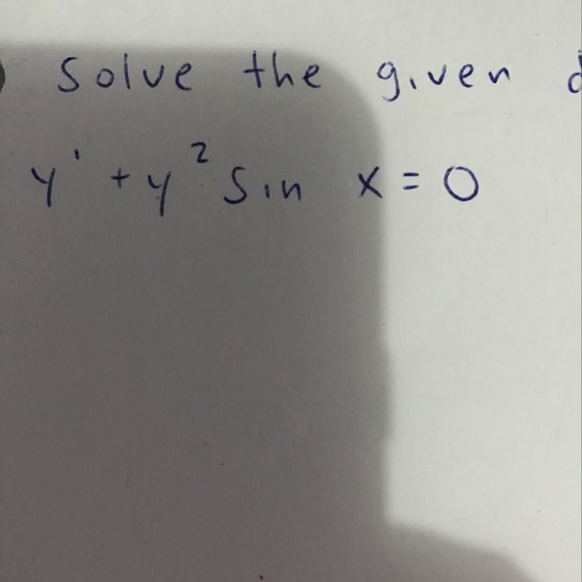 Solve differential equation. Just explain the first 2 steps-example-1