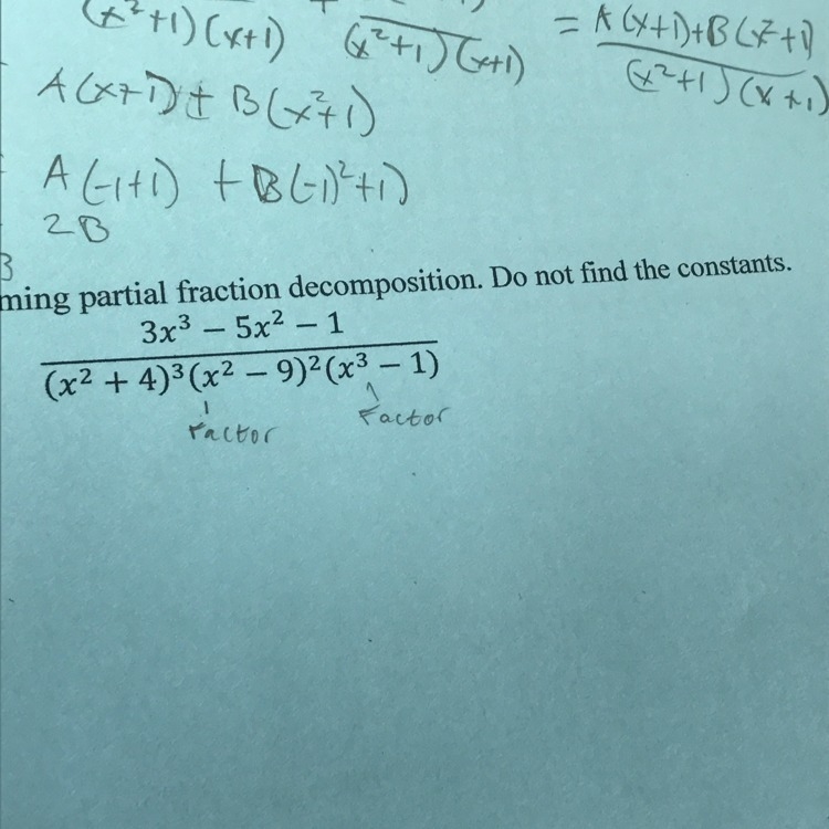 How do you set up the equation using partial fractions?-example-1