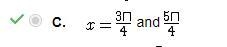 Solve cos x + rad 2 = -cos x for over the interval [0, 2pi ]-example-1