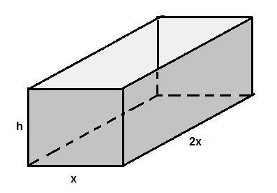 A rectangular storage container with an open top is to have a volume of 10 m3. the-example-1