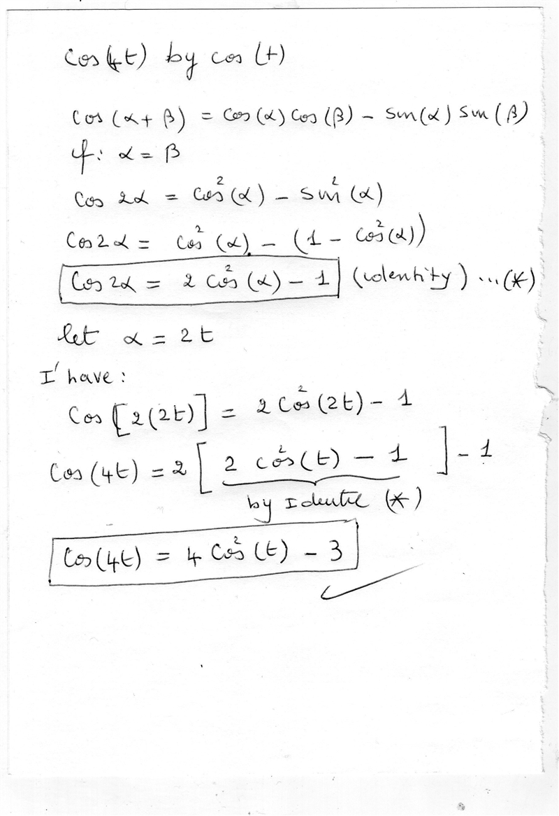 Find an identity for cos(4t) in terms of cos(t)-example-1