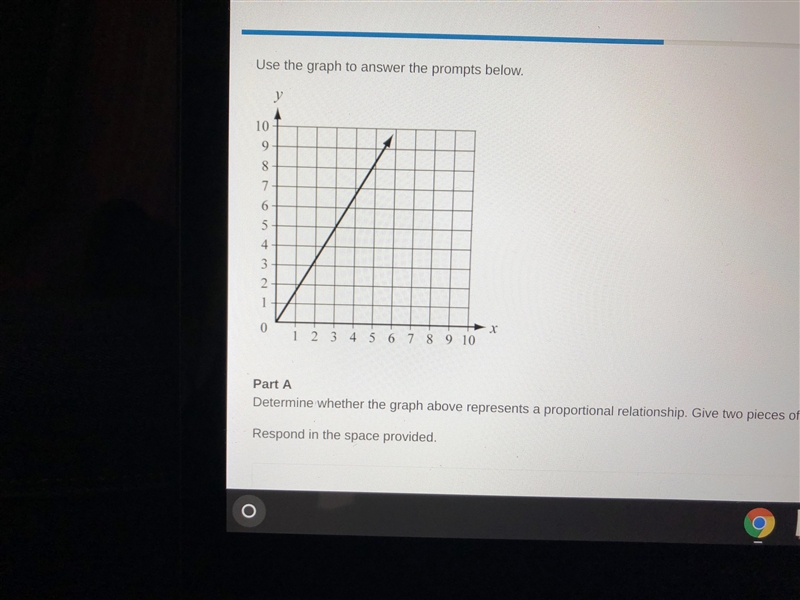 Determine whether the graph represents a proportional relationship?-example-1