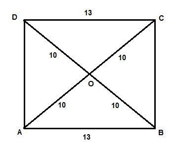 In a quadrilateral ABCD, AB || DC and AD || BC. Find the perimeter of triangle COD-example-1