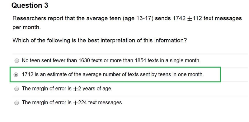 A survey estimated that the average cost of textbooks for a semester of college is-example-3