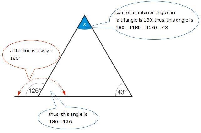 What is the angle of x at the top and what is the area.-example-1