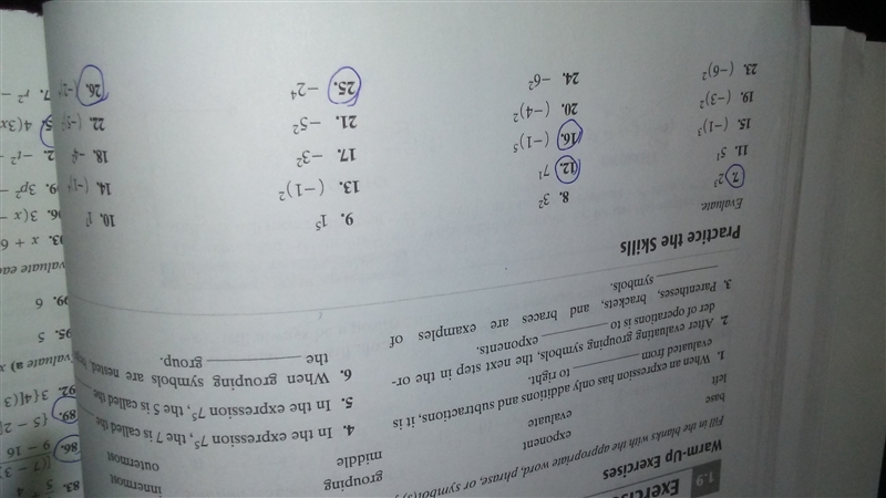 Evaluate im lost The ones that are circled-example-1