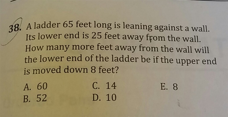 A ladder 65 feet long-example-1