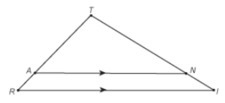 Geometry Help!! For triangle TRI the following facts are given: Segment AN || Segment-example-1