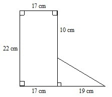 Find the area of the composite figure-example-1