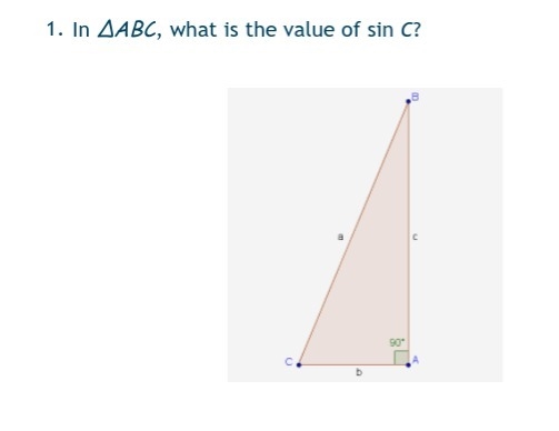 In ΔABC, what is the value of sin C?-example-1