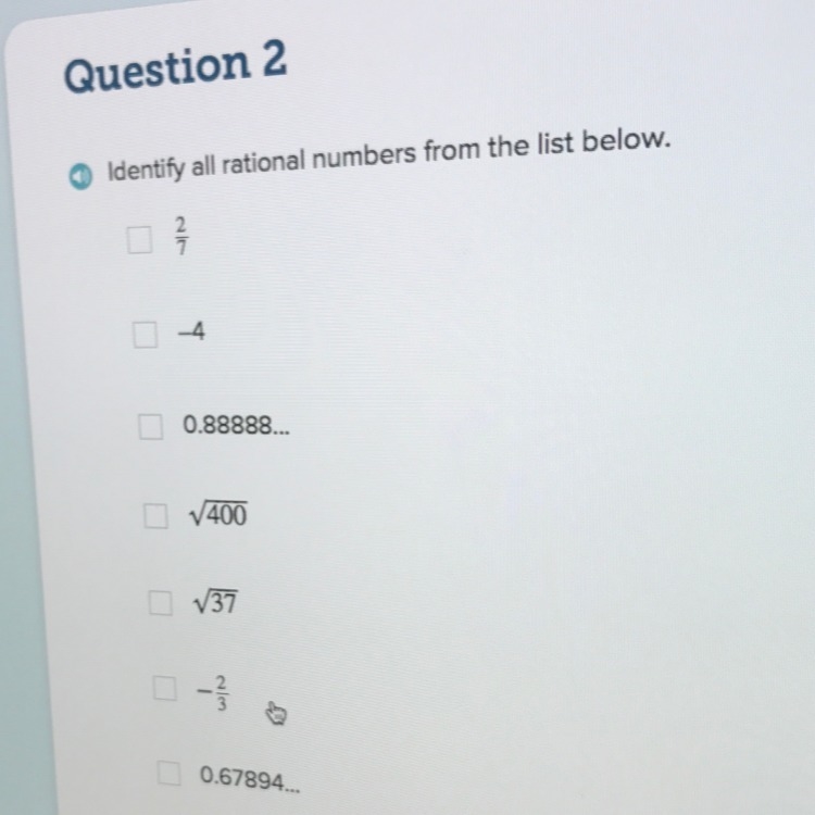 Can someone help identify rational numbers-example-1