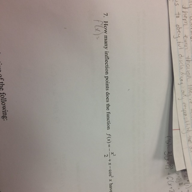 How many inflection points does the function have?-example-1