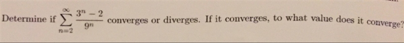 Determine if converges or diverges. Show steps-example-1