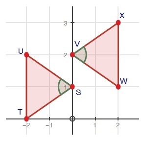 Chloe notices that segment ST and segment VW are congruent in the image below. Which-example-1