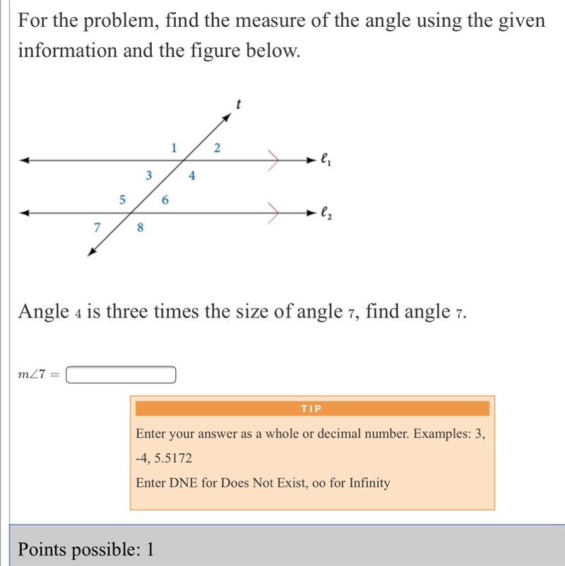 Find the measure of the angle and please explain step by step-example-1