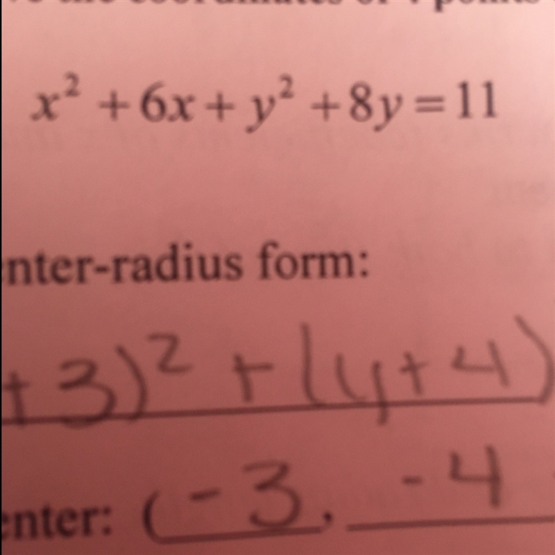 Center - radius form-example-1