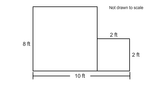 What is the perimeter of the figure shown? 84 ft 22 ft 30 ft 36 ft-example-1