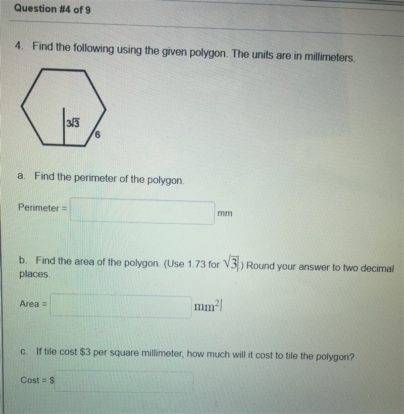 Find the following using the given polygon. please help me ASAP-example-1