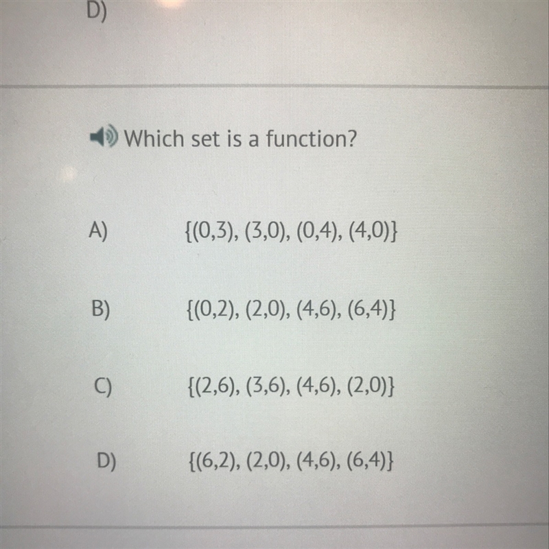 Which set is a function?-example-1