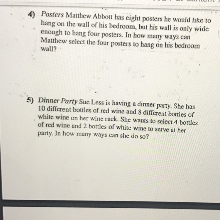 Can someone please help me solve 4 & 5? I'll love you forever-example-1