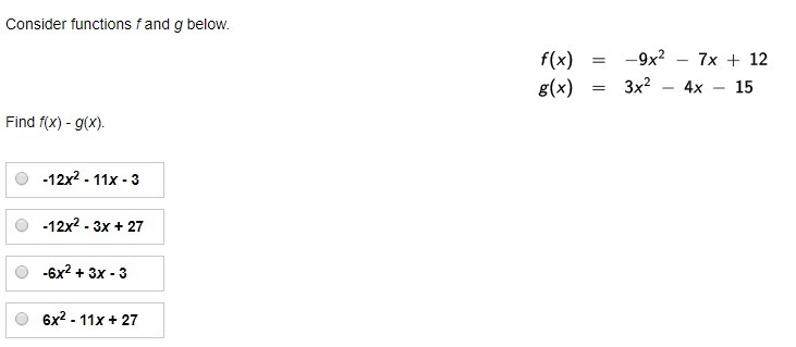 Consider functions f and g below.-example-1