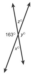 What is the measure of angle y in this figure?HELP Enter your answer in the box. y-example-1