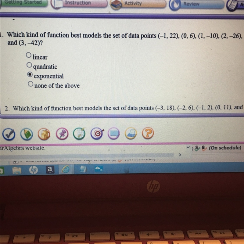 Please help me figure out number one...-example-1