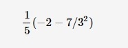 Evaluate the following You may express your answer as a fraction or as a decimal.-example-1