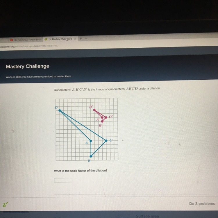 What's the scale factor of the Dilation-example-1