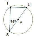 Line segment SU is a diameter of circle V. What is the measure of arc ST? 56° 68° 112° 163°-example-1