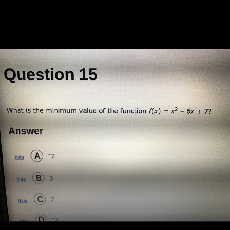 What is the minimum value of the function-example-1