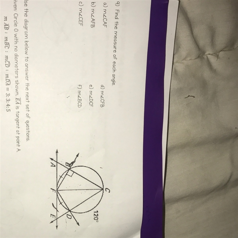 Help me start finding the angle measures-example-1