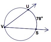 What is the measure of ∠UVS?-example-1