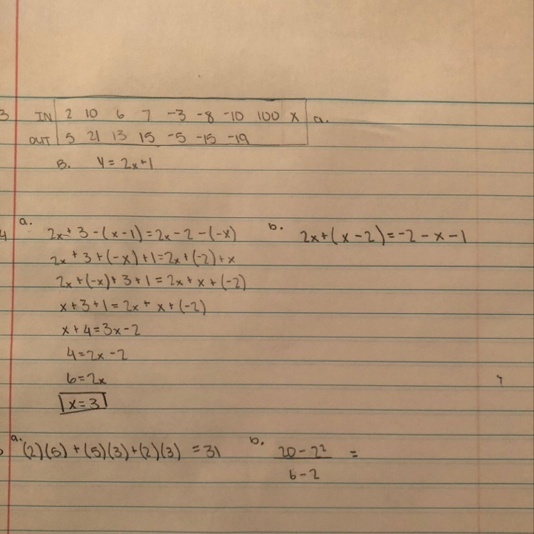 I’m having a little trouble with trying to get the answer to 2x+(x-2)=-2-x-1-example-1