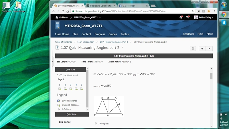 A. 39 B 141 C 51 D 73-example-1