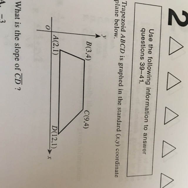 Can someone go step by step to show me how to find the Slope of CD?-example-1