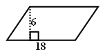 Find the area of the parallelogram.-example-1