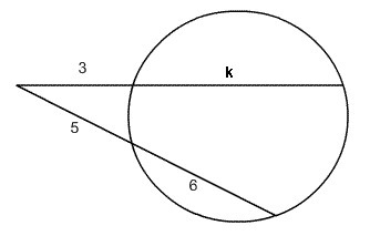 Find the value of k in the following figure.-example-1