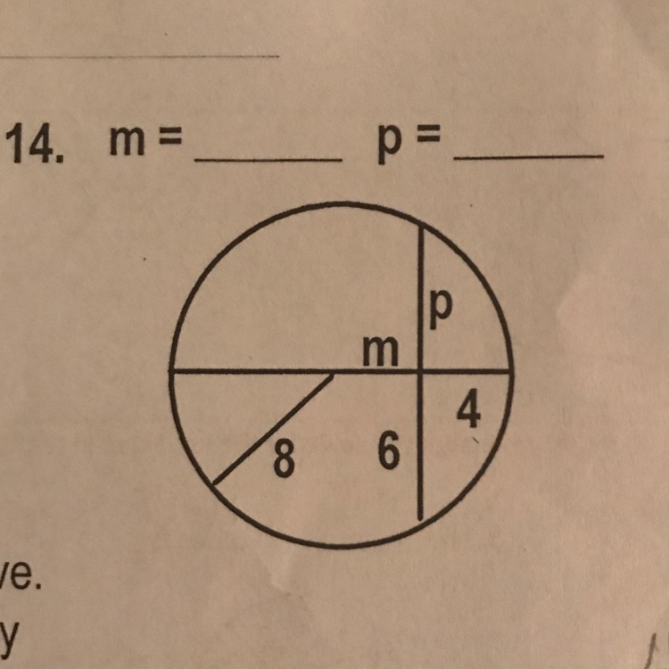 How do you solve for m and p-example-1