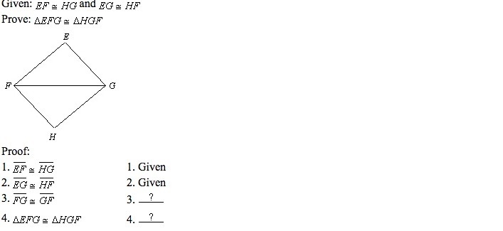 Justify the last two steps of the proof.a. Reflexive Property of ; ≠SAS c. Symmetric-example-1