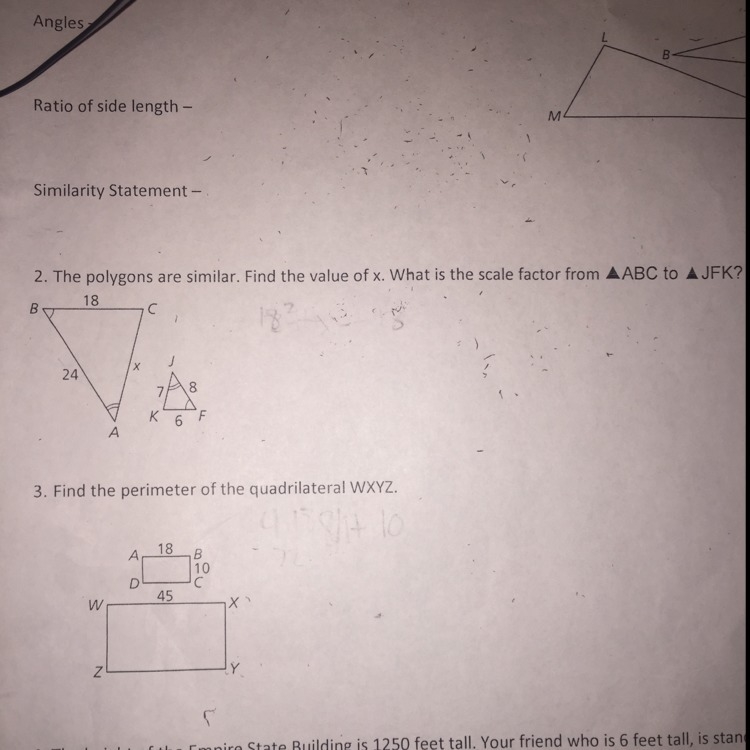 Just need help on 1 & 2-example-1