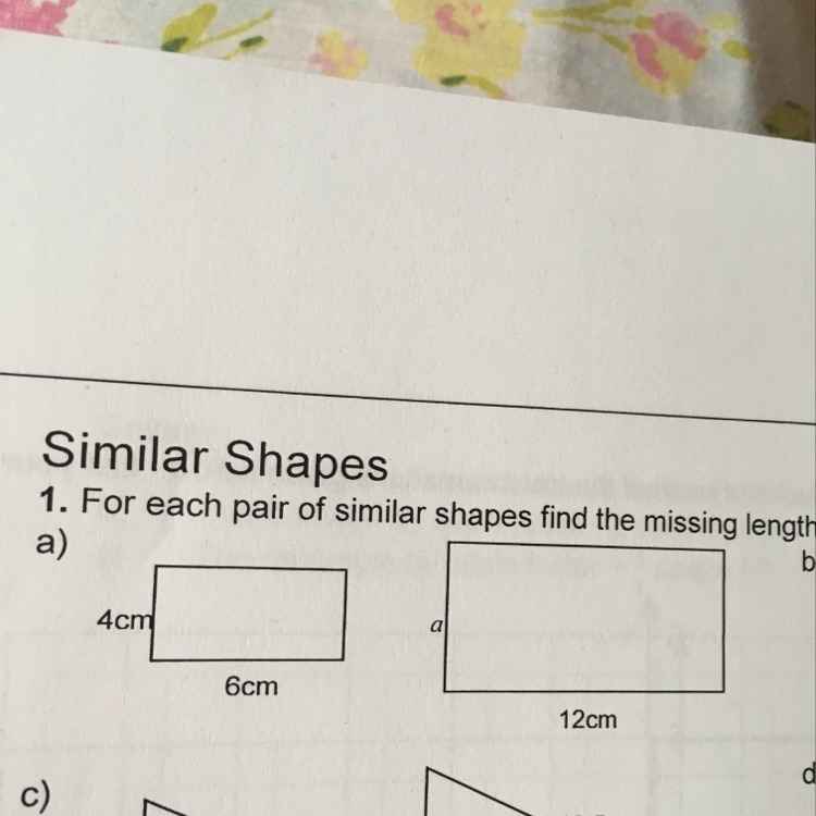 For the shape find the missing lengths help appreciated-example-1