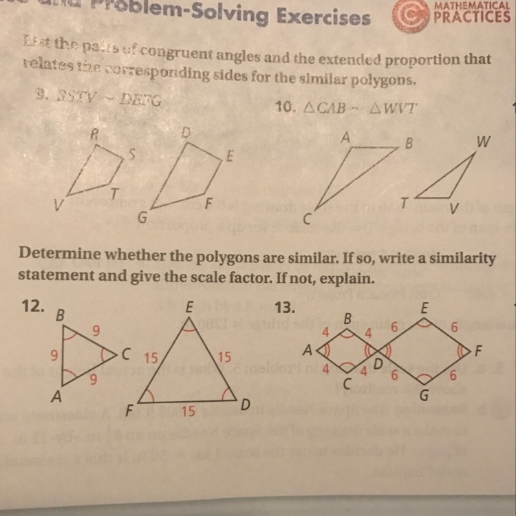 I need help with 12 please! Directions are above!-example-1