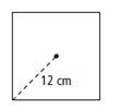 What is the area of the square below? 16.97 72 144 288-example-1