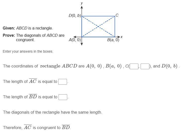 PLEASE HELP!! Complete the coordinate proof of the theorem.-example-1